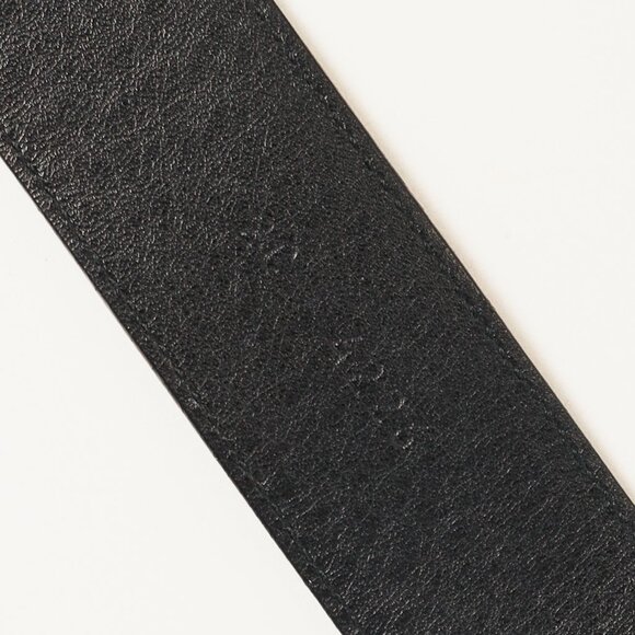 Prada Black Saffiano-Leather Logo-Buckle Belt - Picture 7 of 7